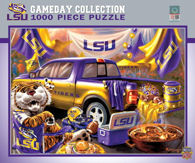 Rompecabezas de 1000 piezas de los LSU Tigers con diseño de día de juego