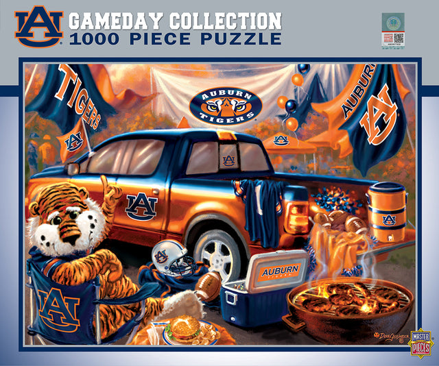 Auburn Tigers Puzzle 1000 Piece Gameday Design