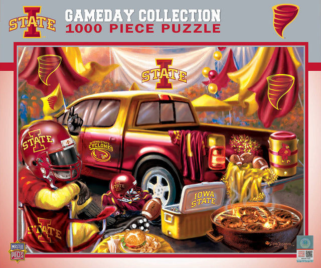 Rompecabezas de 1000 piezas de los Iowa State Cyclones, diseño para el día del partido