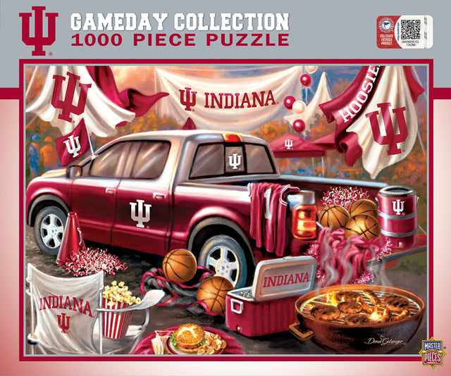 Rompecabezas de 1000 piezas de los Indiana Hoosiers con diseño de día de juego