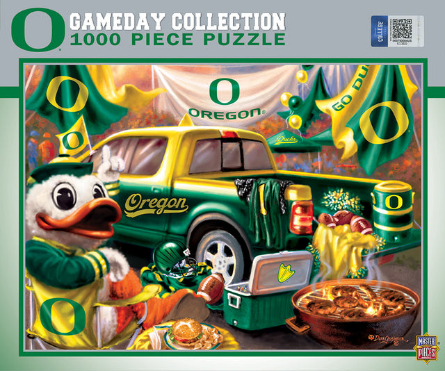 Rompecabezas de 1000 piezas de los Oregon Ducks con diseño de día de juego