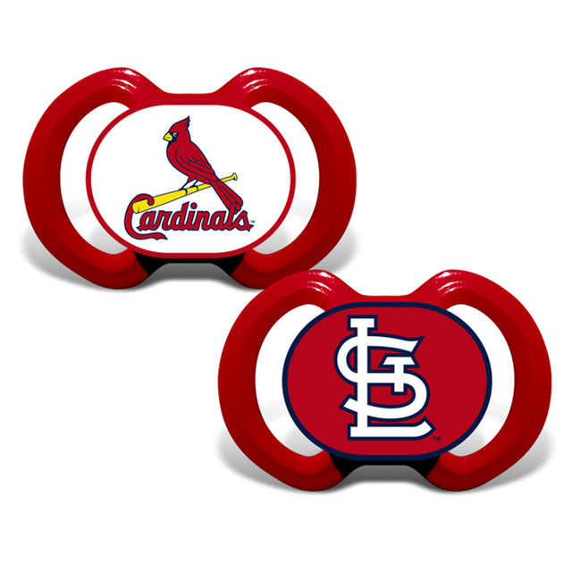 Paquete de 2 chupetes de los St. Louis Cardinals