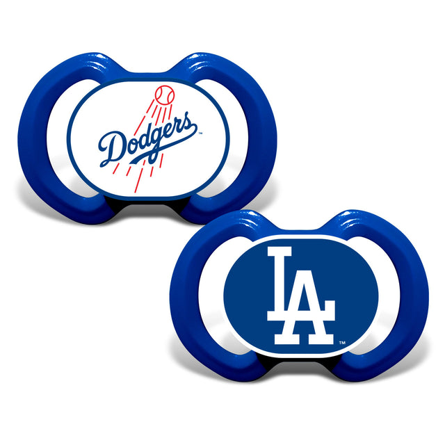 Paquete de 2 chupetes de Los Angeles Dodgers