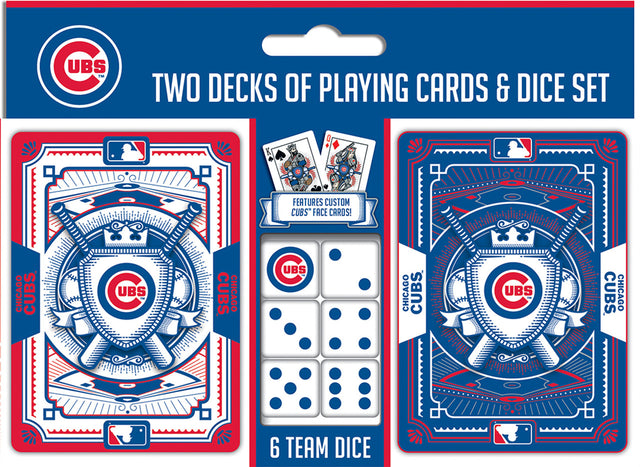 Juego de naipes y dados de los Chicago Cubs