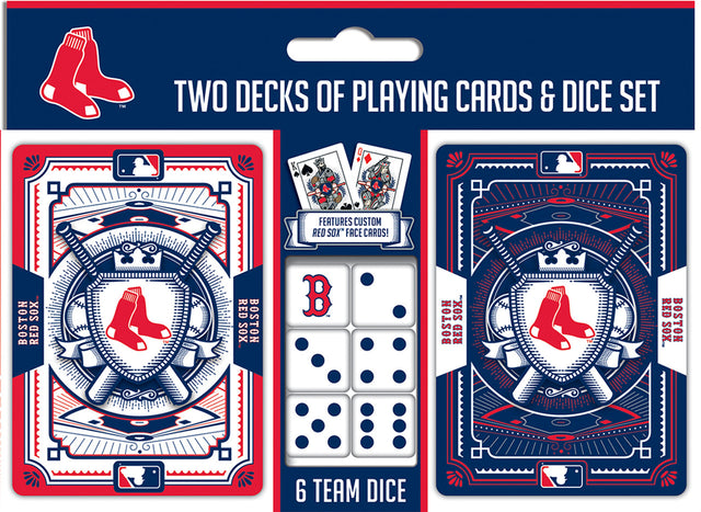 Juego de naipes y dados de los Boston Red Sox