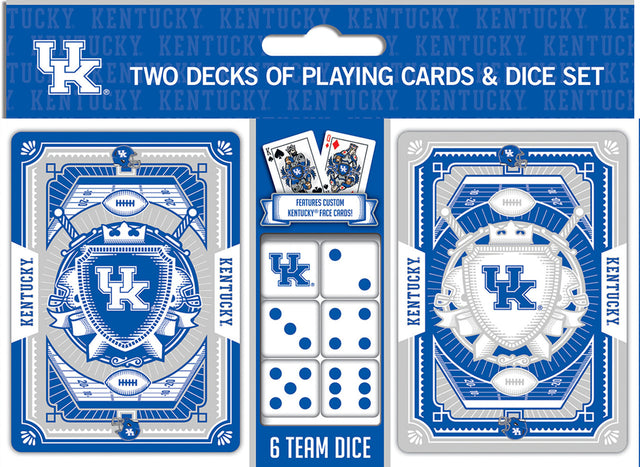 Juego de naipes y dados de Kentucky Wildcats