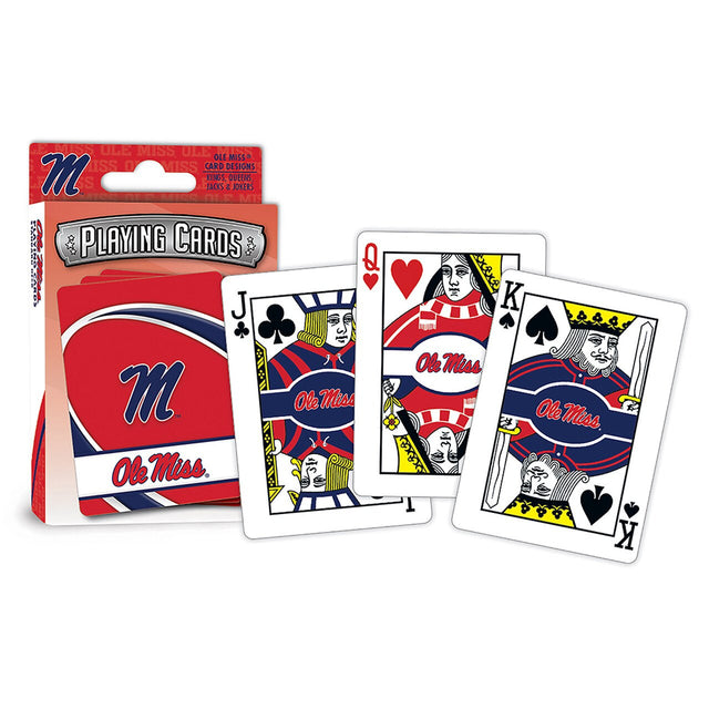 Mississippi Rebels Playing Cards Logo