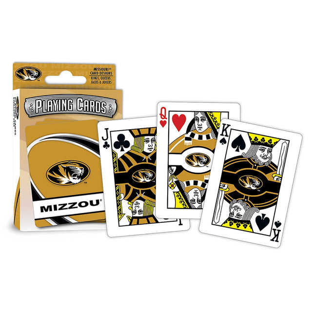 Logotipo de las cartas de juego de los Missouri Tigers