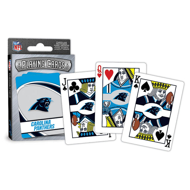 Logotipo de las cartas de juego de los Carolina Panthers