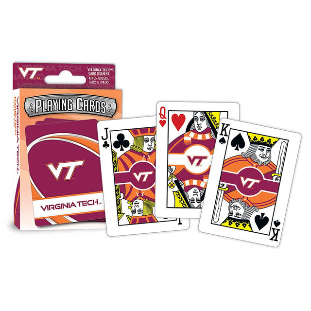 Virginia Tech Hokies Playing Cards Logo