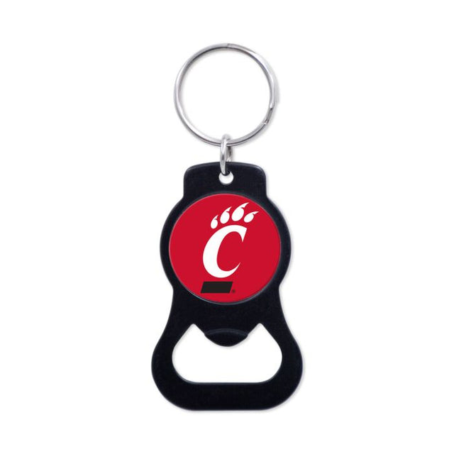 Llavero con abrebotellas de color negro de los Cincinnati Bearcats