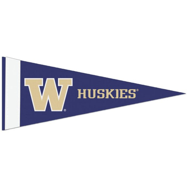 Banderín en miniatura de los Washington Huskies, en cartulina de 4" x 10"