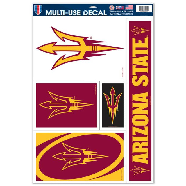 Calcomanía multiusos de Arizona State Sun Devils, 11" x 17"