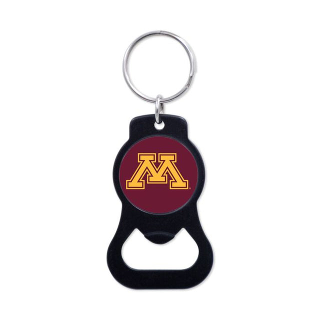 Minnesota Golden Gophers Black Bottle Opener Key Ring