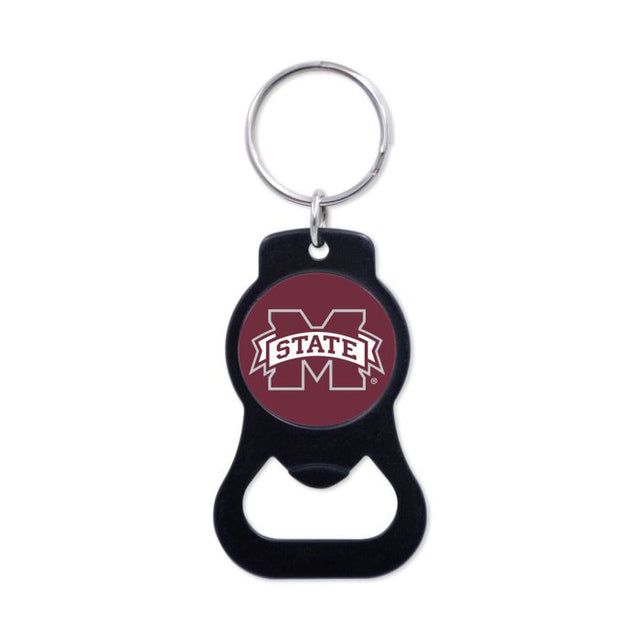 Mississippi State Bulldogs Black Bottle Opener Key Ring