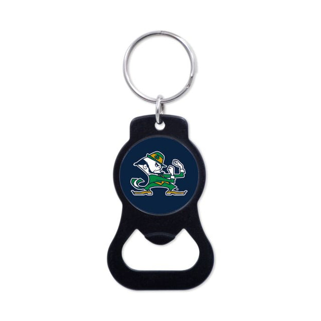 Notre Dame Fighting Irish Black Bottle Opener Key Ring