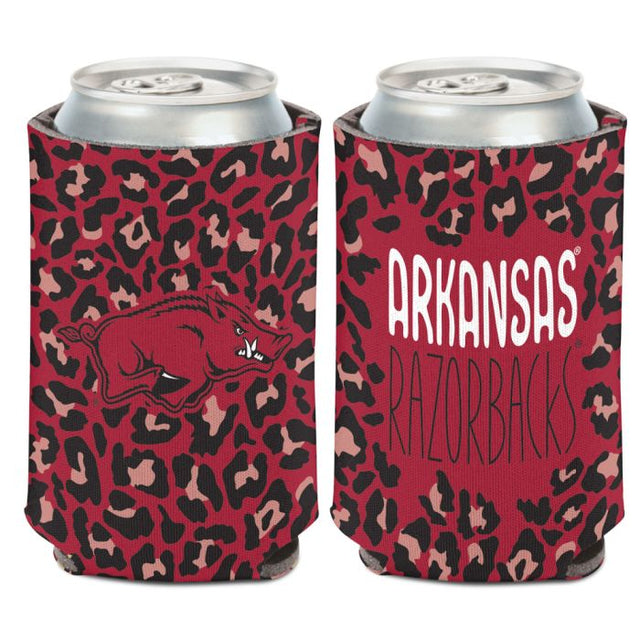 Enfriador de latas LEOPARD de Arkansas Razorbacks, 12 oz.