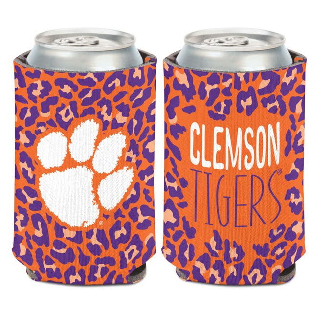 Clemson Tigers LEOPARD Can Cooler 12 oz.