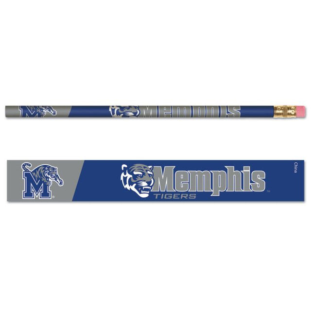 Paquete de 6 lápices de los Memphis Tigers