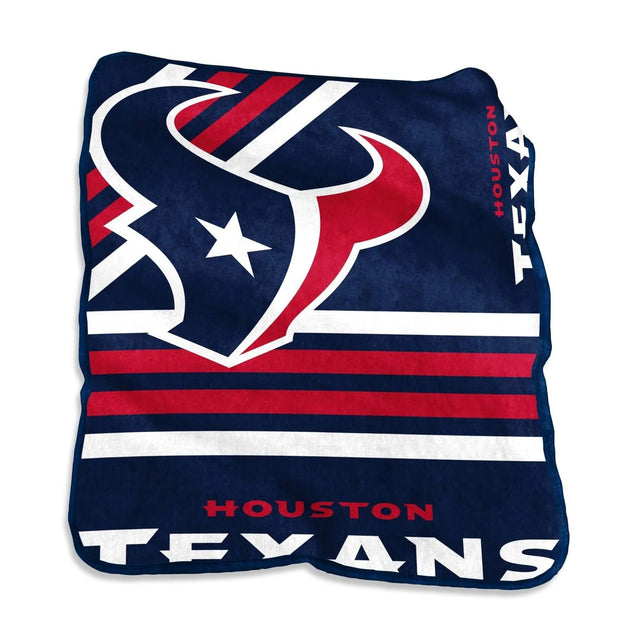 Manta de los Houston Texans de 50 x 60 pulgadas, estilo Raschel