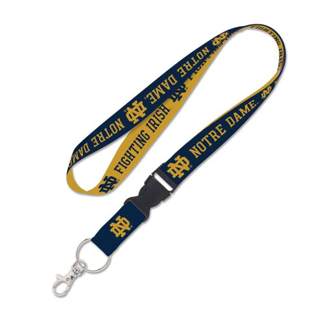 Notre Dame Fighting Irish ND NOTRE DAME Lanyard w/detachable buckle 1"