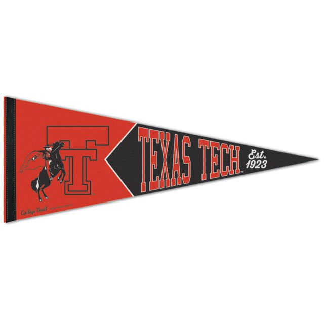 Banderín premium de Texas Tech Red Raiders/College Vault de 12" x 30"