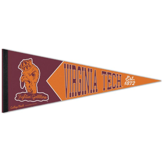 Banderín premium de Virginia Tech Hokies/College Vault de 12" x 30"