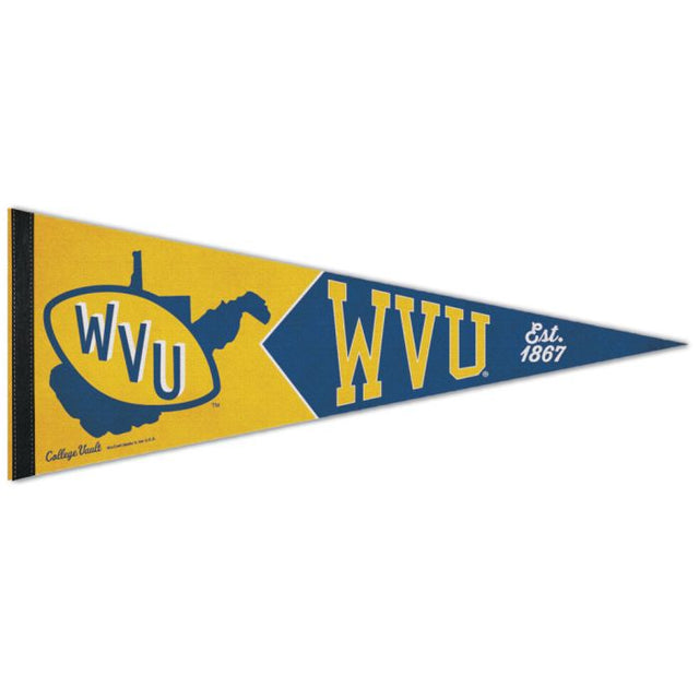 West Virginia Mountaineers /College Vault Premium Pennant 12" x 30"