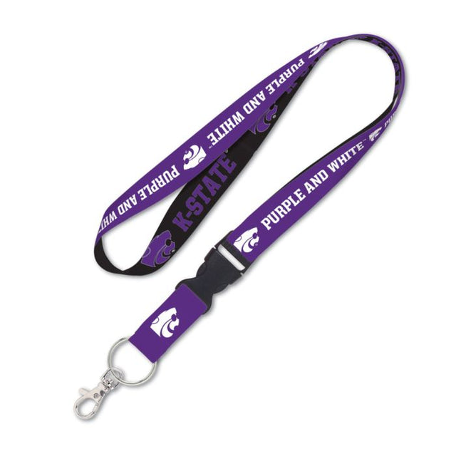 Kansas State Wildcats SLOGAN Lanyard w/detachable buckle 1"