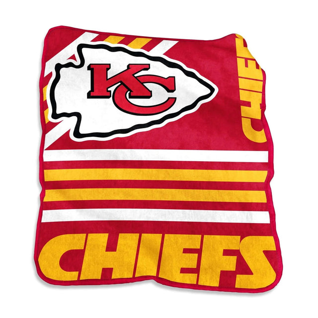 Manta de los Kansas City Chiefs de 50 x 60 pulgadas, de estilo Raschel