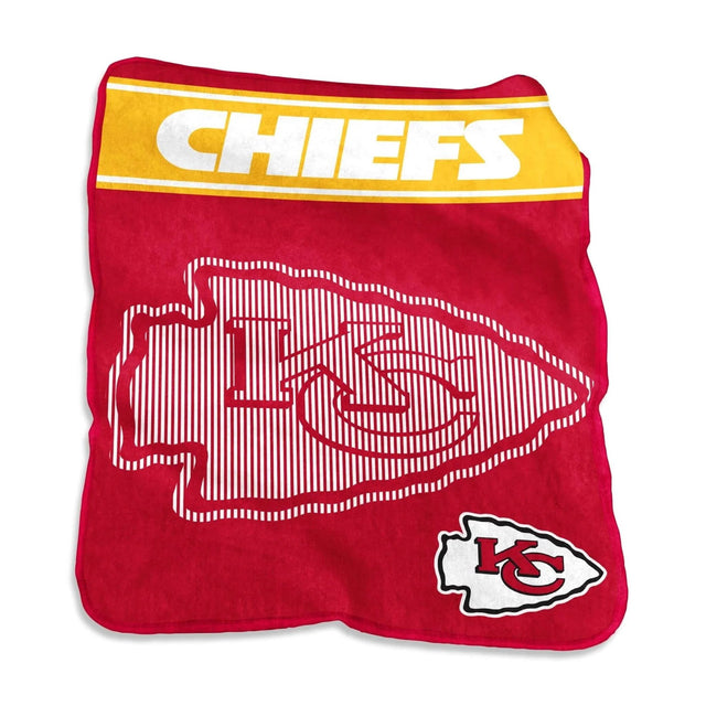 Manta de los Kansas City Chiefs de 60 x 80 pulgadas, de estilo Raschel