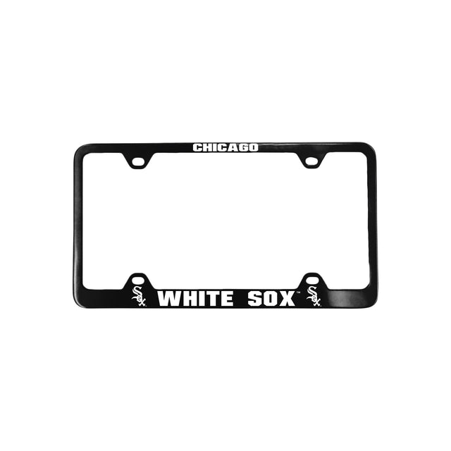 Chicago White Sox License Plate Frame Laser Cut Black