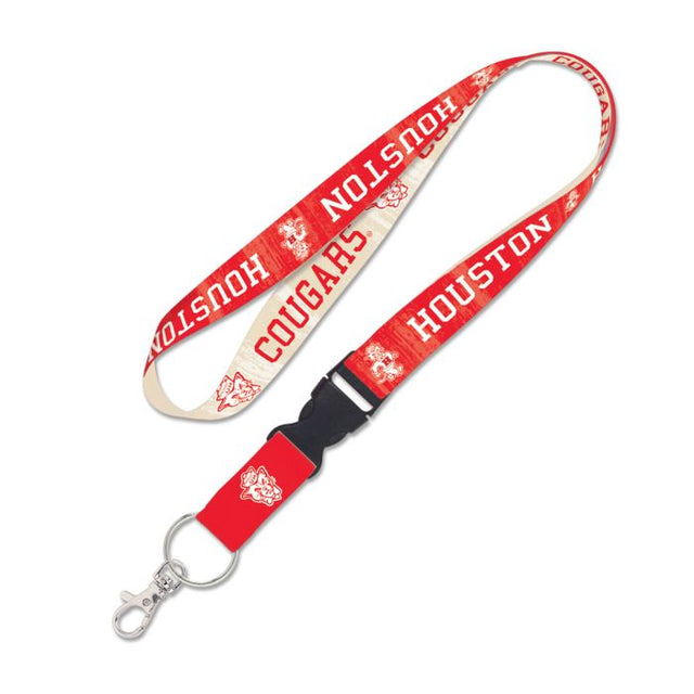 Houston Cougars / Vintage Collegiate Lanyard w/detachable buckle 1"