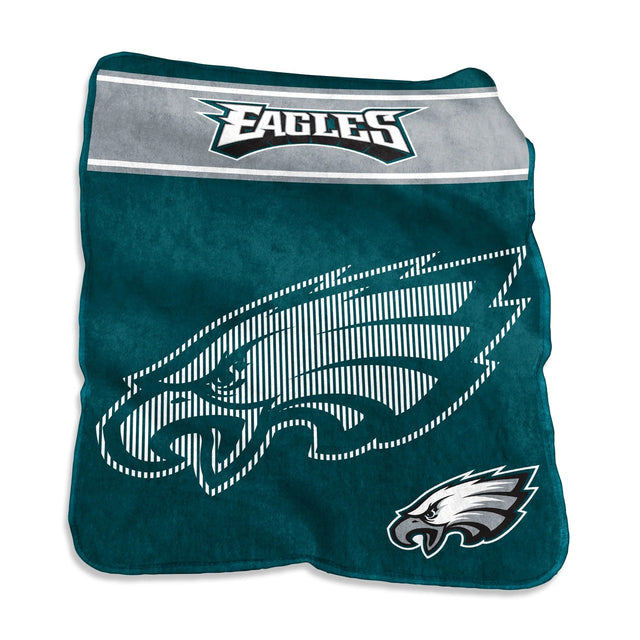 Manta de los Philadelphia Eagles de 60 x 80 pulgadas, de estilo Raschel