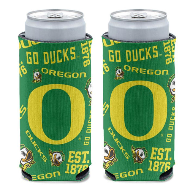 Oregon Ducks 12 oz Slim Can Cooler