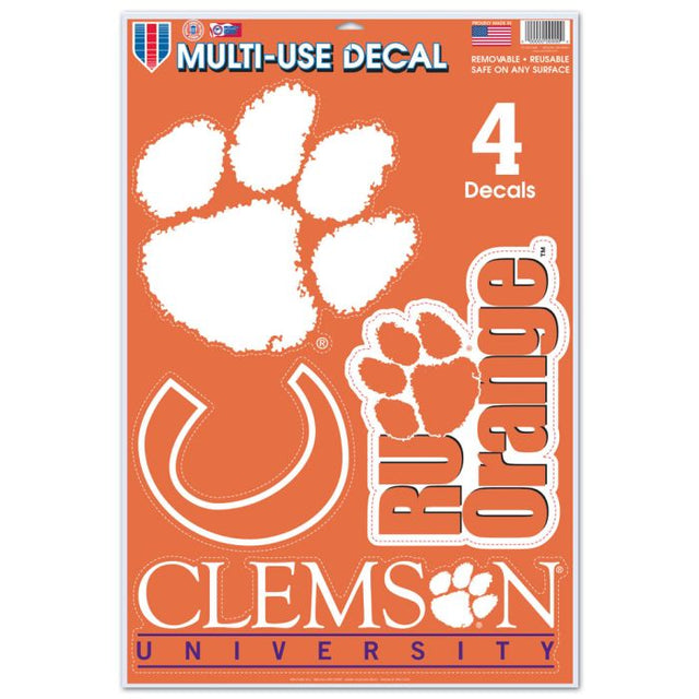 Clemson Tigers Multi-Use Decal 11" x 17"