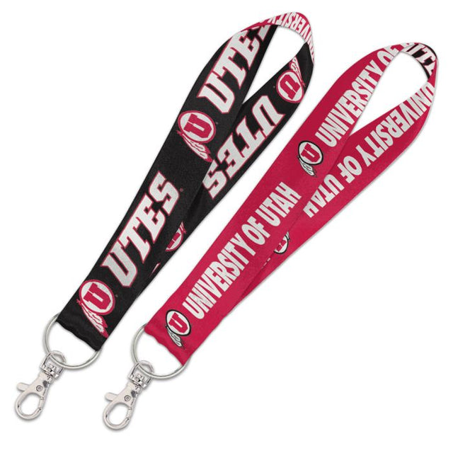 Utah Utes Lanyard Key Strap 1"