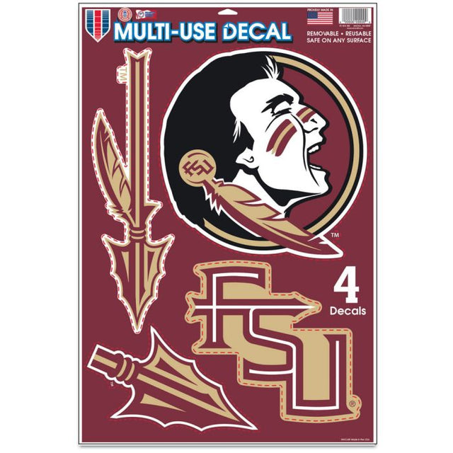 Calcomanía multiusos de los Florida State Seminoles, 11" x 17"