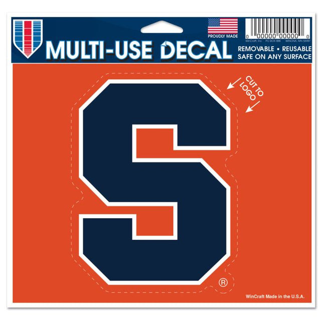 Syracuse Orange Multi-Use Decal - cut to logo 5" x 6"