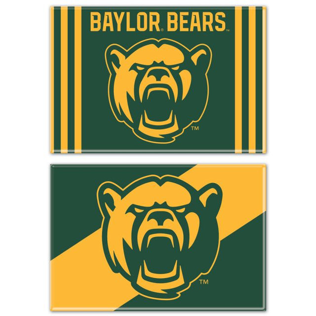 Baylor Bears Rectangle Magnet, 2pack 2" x 3"