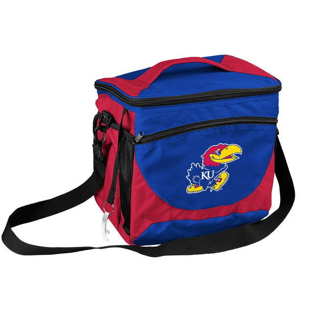 Hielera de 24 latas de los Kansas Jayhawks