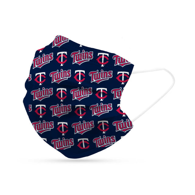 Paquete de 6 mascarillas desechables de los Minnesota Twins