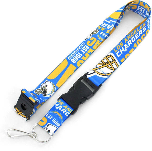 Los Angeles Chargers Lanyard Breakaway Style Dynamic Design