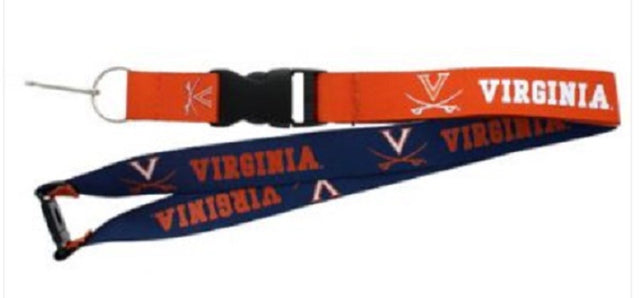 Cordón reversible de Virginia Cavaliers en azul y naranja