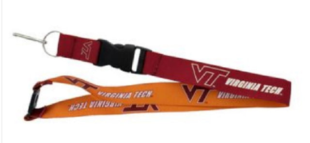 Cordón reversible de Virginia Tech Hokies rojo/naranja