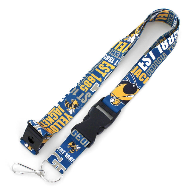 Georgia Tech Yellow Jackets Lanyard Breakaway Style Dynamic Design