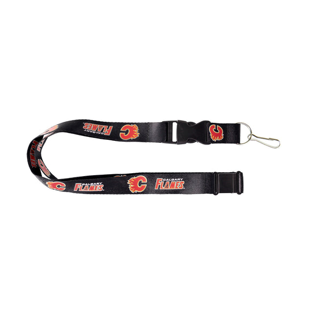 Calgary Flames Lanyard Black