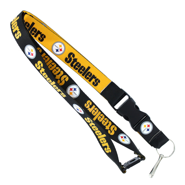 Cordón reversible de los Pittsburgh Steelers