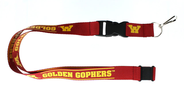 Cordón de los Minnesota Golden Gophers en color granate