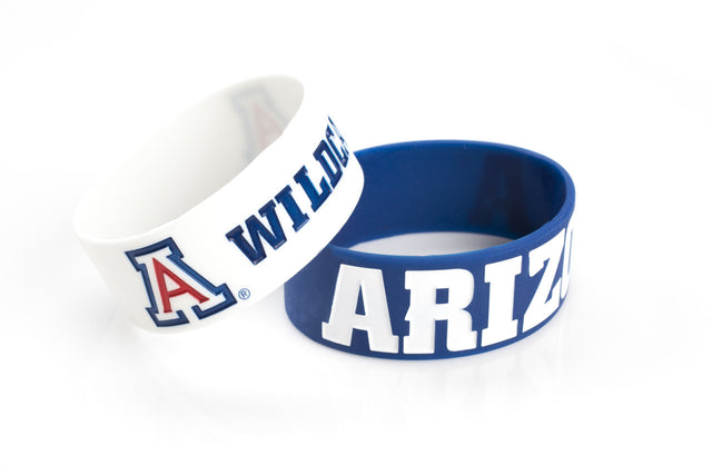 Pulseras de los Arizona Wildcats: paquete de 2 unidades, ancho